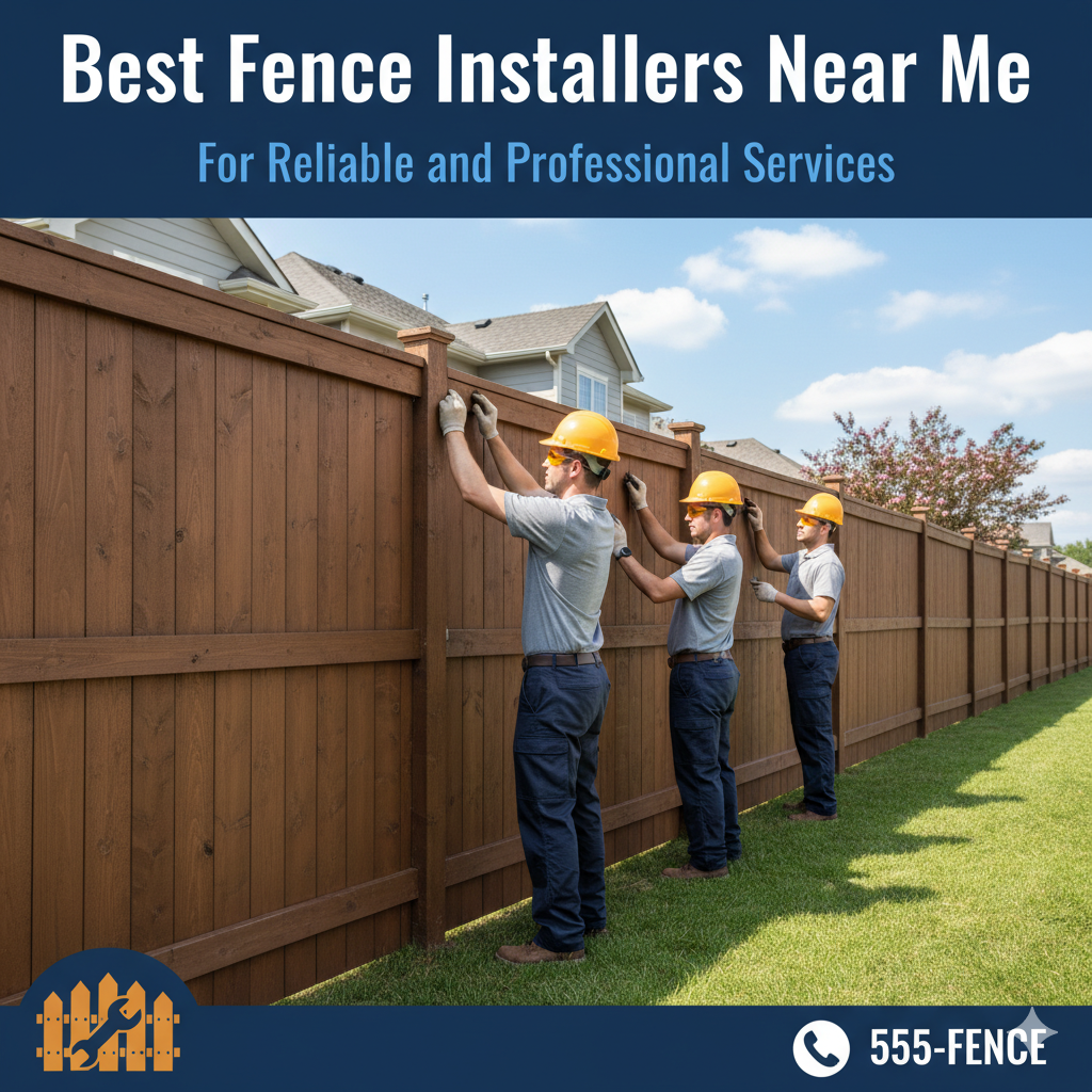 Fences Builders Near Me Reliable Services for Quality and Durability
