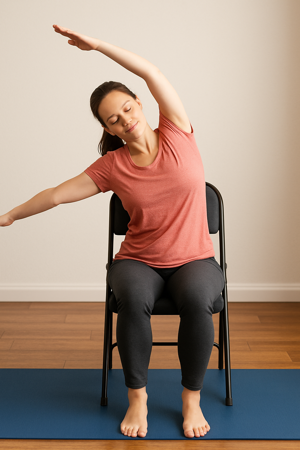 Free Chair Yoga Exercises for All Ages to Improve Flexibility and Strength