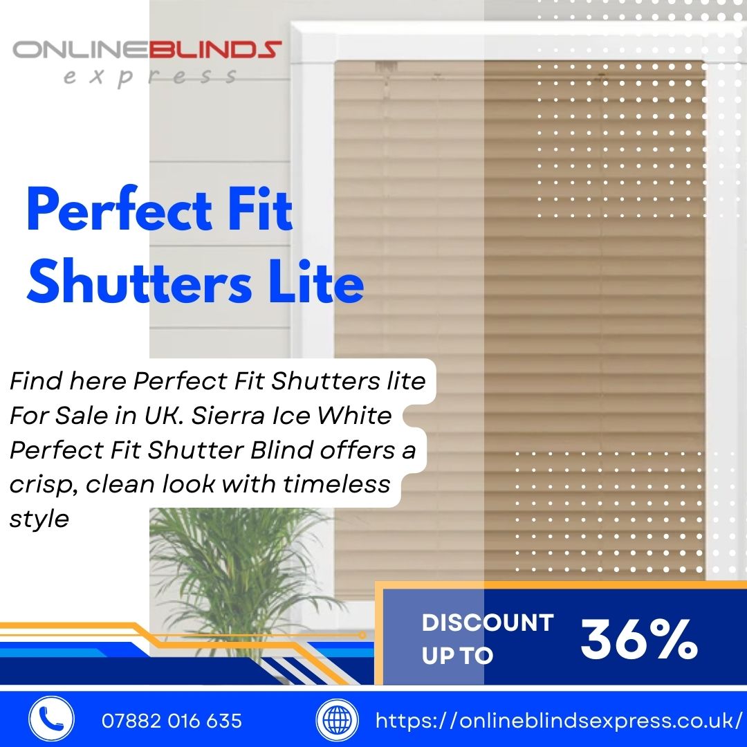 Perfect Fit Shutters blinds