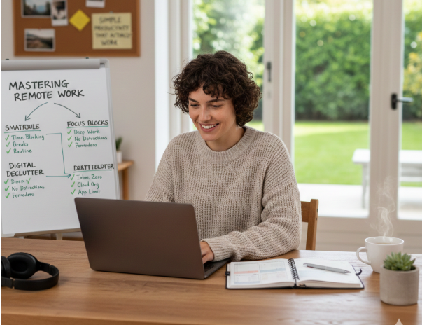 Remote Work With Simple Productivity Tricks